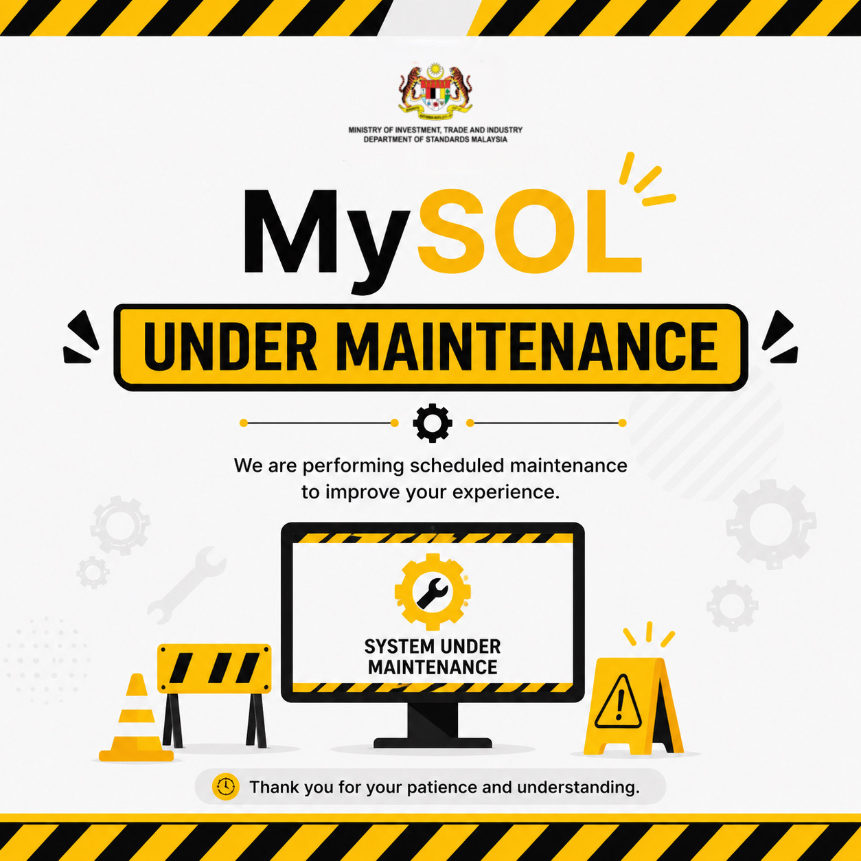 UNDER MAINTENANCE MySOL